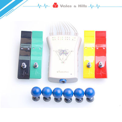 Portable 12 Lead Resting Handheld Ecg Monitor / Heart Monitor Ecg For Medical Use