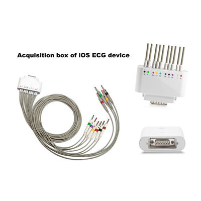 Máquina de descanso do iOS Bluetooth ECG do amplificador da ligação esperta de Simultenaous 12