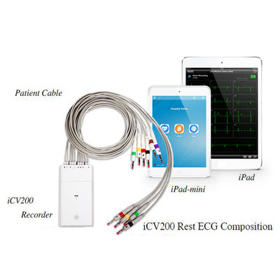 Ligação Ecg de Bluetooth 12 do ABS das baterias de IPhone IPad