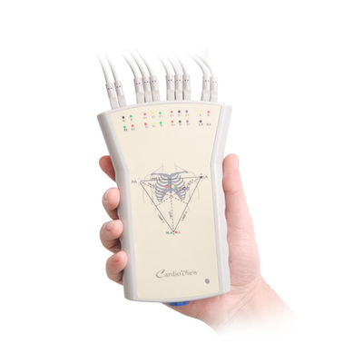 Grey Plastic Recorder portátil com VIP Simultenaous 12 conduz máquina Handheld de ECG
