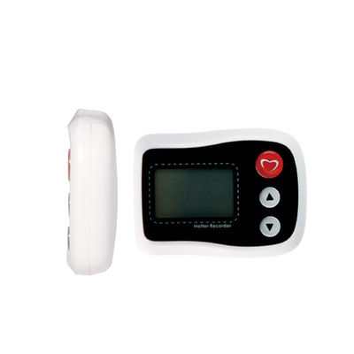 Registrador de Mini White Ambulatory LCD com 12 3 do Holter ECG do canal dispositivos do canal e